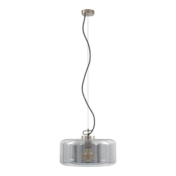 Briloner 4018-014 - Candelabro suspenso SEVENTIES 1xE27/40W/230V transparente
