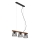Briloner 4077-035 - Candeeiro suspenso WOOD & STYLE 3xE14/25W/230V árvore da borracha