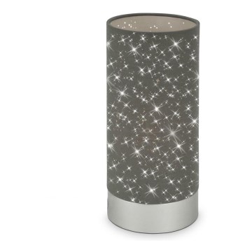 Briloner 7028-014 - Candeeiro de mesa STARRY SKY 1xE14/25W/230V cinzento