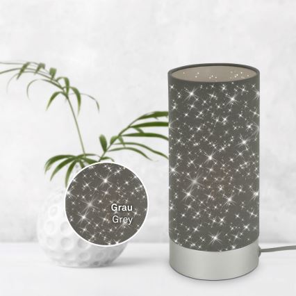 Briloner 7028-014 - Candeeiro de mesa STARRY SKY 1xE14/25W/230V cinzento
