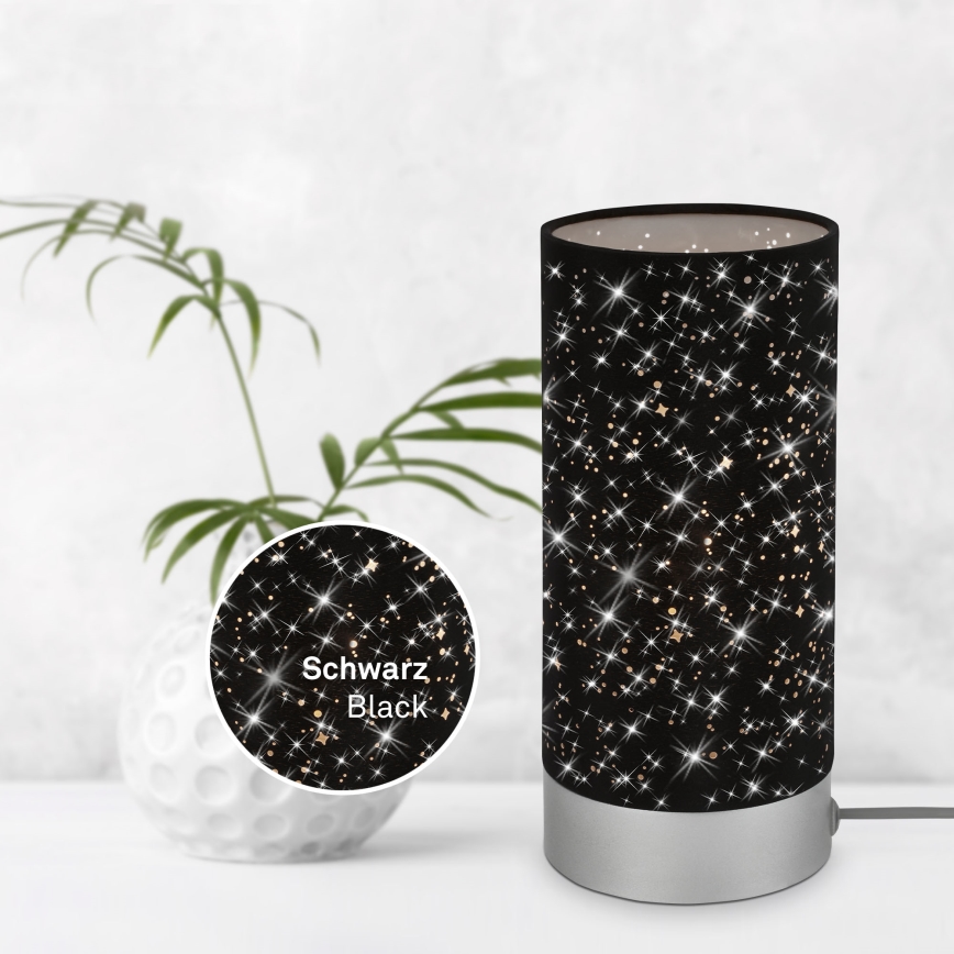 Briloner 7028-015 - Candeeiro de mesa STARRY SKY 1xE14/25W/230V preto