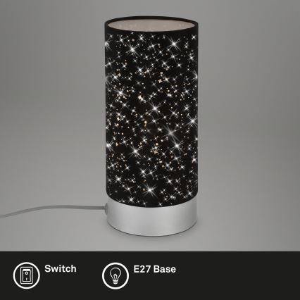 Briloner 7028-015 - Candeeiro de mesa STARRY SKY 1xE14/25W/230V preto