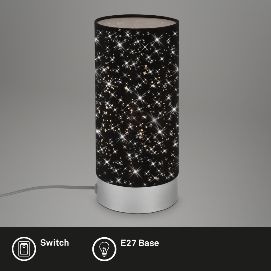 Briloner 7028-015 - Candeeiro de mesa STARRY SKY 1xE14/25W/230V preto