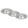 Briloner 7041-034 - CONJUNTO 3x Focos de encastrar LED para casa de banho  LED/4,9W/230V IP44 prateado