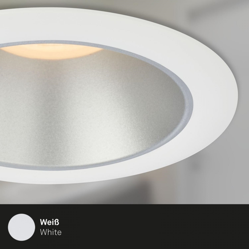 Briloner 7041-036 - CONJUNTO 3x Focos de encastrar LED para casa de banho  LED/4,9W/230V IP44 branco