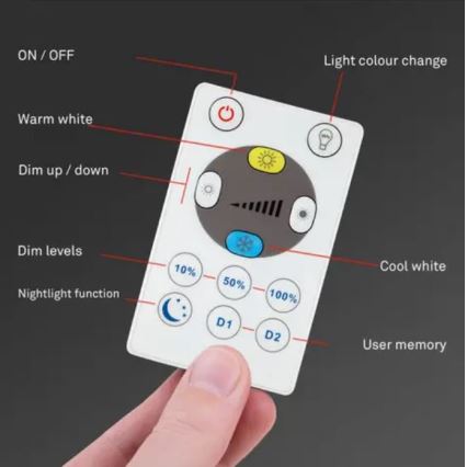Briloner 7058-016 - Iluminação LED com regulação SLIM LED/18W/230V 2700-6500K Wi-Fi Tuya + controlo remoto
