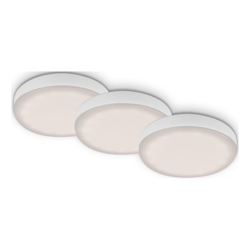 Briloner 7061-436 - CONJUNTO 3x Foco de encastrar LED para casa de banho  LED/3W/230V IP44