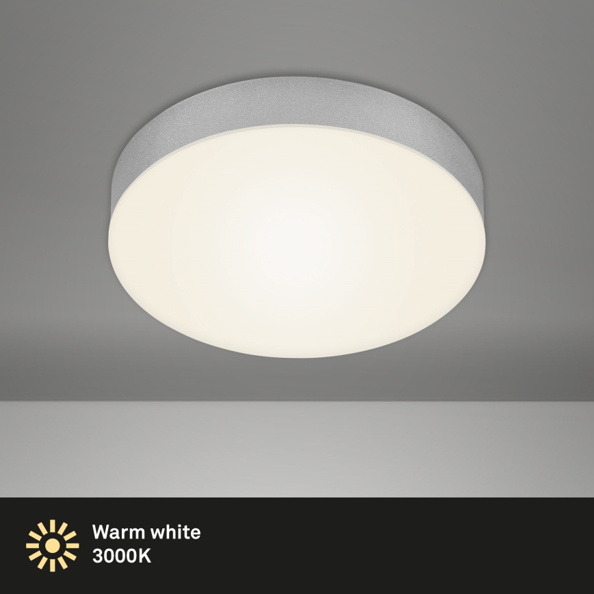 Briloner 7065-014 - Iluminação de teto LED FLAME LED/16W/230V prateado
