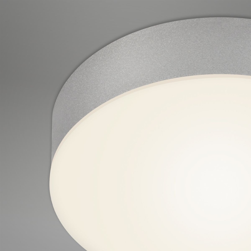 Briloner 7066-014 - Iluminação de teto LED FLAME LED/21W/230V 3000K prateado diâmetro 28,7 cm