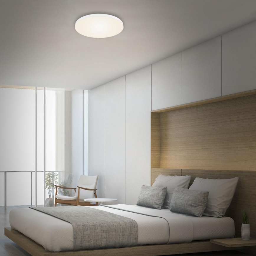 Briloner 7068-016 - Iluminação de teto LED FLAME LED/24,5W/230V 3000K diâmetro 38 cm branco