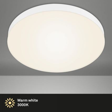 Briloner 7068-016 - Iluminação de teto LED FLAME LED/24,5W/230V 3000K diâmetro 38 cm branco
