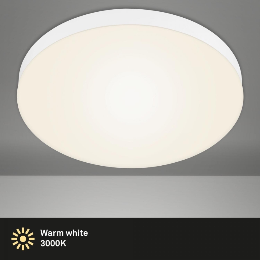 Briloner 7068-016 - Iluminação de teto LED FLAME LED/24,5W/230V 3000K diâmetro 38 cm branco