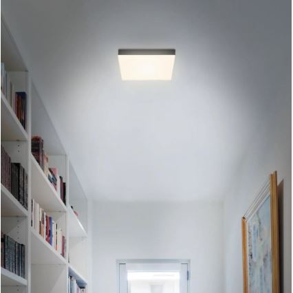 Briloner 7070-015 - Iluminação de teto LED FLAME LED/16W/230V preto