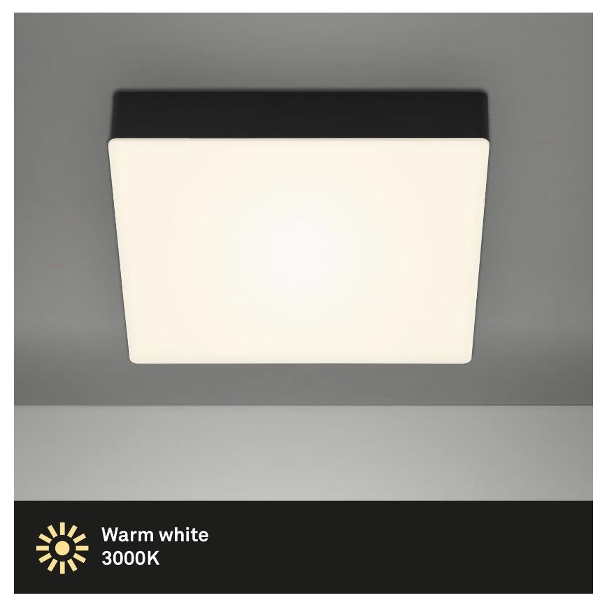 Briloner 7070-015 - Iluminação de teto LED FLAME LED/16W/230V preto