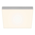Briloner 7071-014 - Iluminação de teto LED FLAME LED/21W/230V 3000K 28,7x28,7 cm prateado