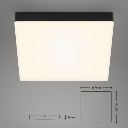 Briloner 7071015 - Iluminação de teto LED FLAME LED/21W/230V preto