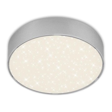 Briloner 7072-414 - Iluminação de teto LED STAR SKY LED/11W/230V 4000K diâmetro 15 cm prateado