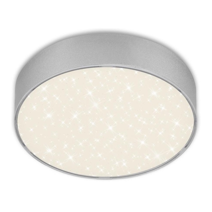 Briloner 7072-414 - Iluminação de teto LED STAR SKY LED/11W/230V 4000K diâmetro 15 cm prateado