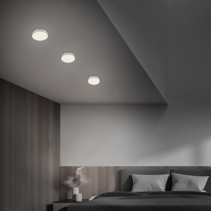 Briloner 7072-414 - Iluminação de teto LED STAR SKY LED/11W/230V 4000K diâmetro 15 cm prateado