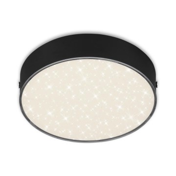Briloner 7072-415 - Iluminação de teto LED STAR SKY LED/11W/230V 4000K diâmetro 15 cm preto
