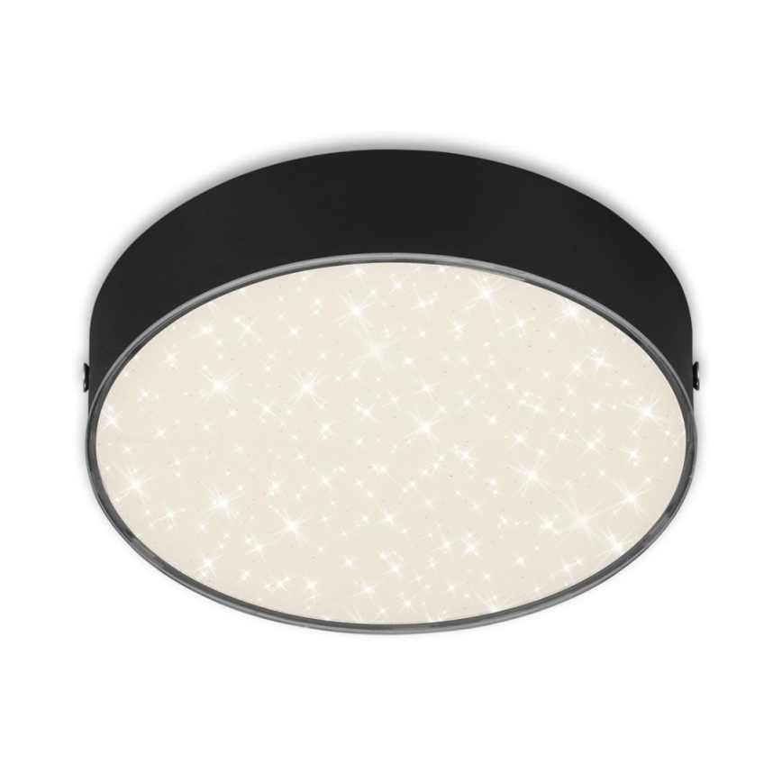 Briloner 7072-415 - Iluminação de teto LED STAR SKY LED/11W/230V 4000K diâmetro 15 cm preto