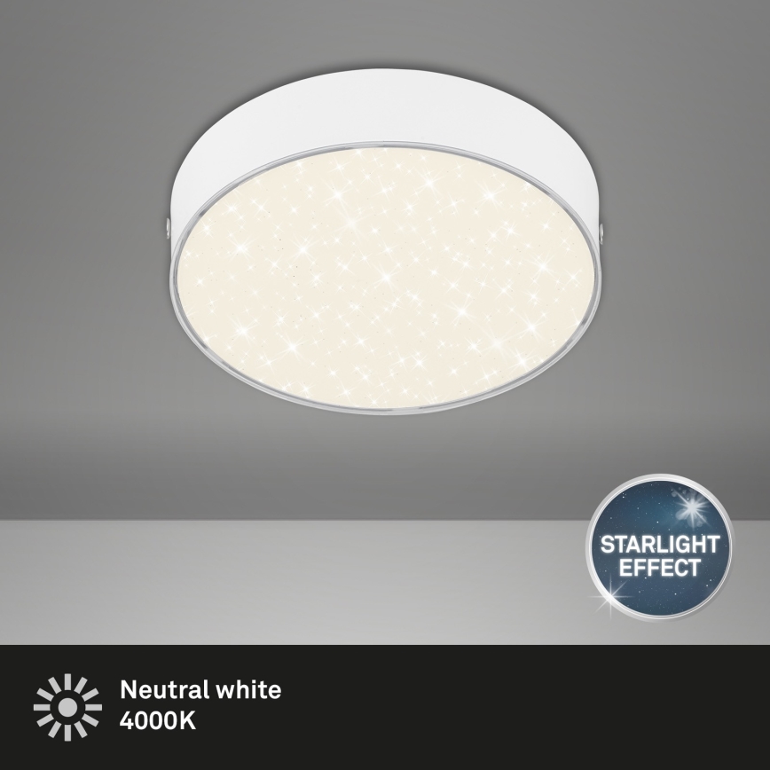 Briloner 7072-416 - Iluminação de teto LED STAR SKY LED/11W/230V 4000K diâmetro 15 cm branco