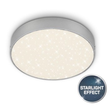 Briloner 7073-414 - Iluminação de teto LED STAR SKY LED/16W/230V 4000K diâmetro 21 cm prateado