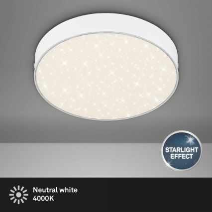 Briloner 7073-416 - Iluminação de teto LED STAR SKY LED/16W/230V 4000K diâmetro 21 cm branco