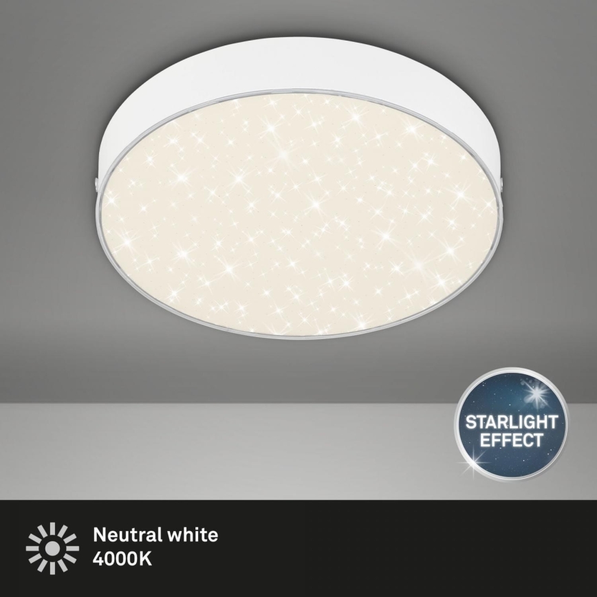 Briloner 7073-416 - Iluminação de teto LED STAR SKY LED/16W/230V 4000K diâmetro 21 cm branco