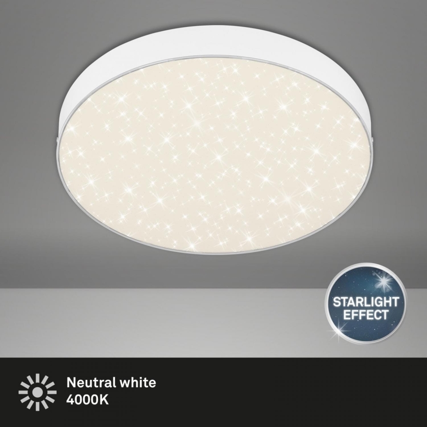 Briloner 7074-416 - Iluminação de teto LED STAR SKY LED/21W/230V 4000K diâmetro 28 cm branco
