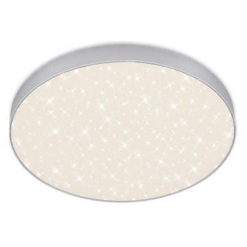 Briloner 7075-414 - Iluminação de teto LED STAR SKY LED/24,5W/230V 4000K diâmetro 38 cm prateado