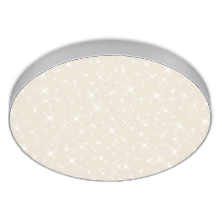 Briloner 7075-414 - Iluminação de teto LED STAR SKY LED/24,5W/230V 4000K diâmetro 38 cm prateado