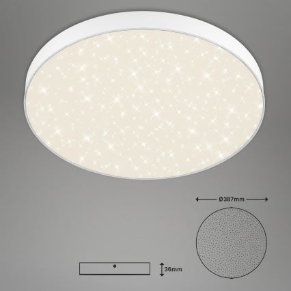 Briloner 7075-416 - Iluminação de teto LED STAR SKY LED/24,5W/230V 4000K diâmetro 38 cm branco