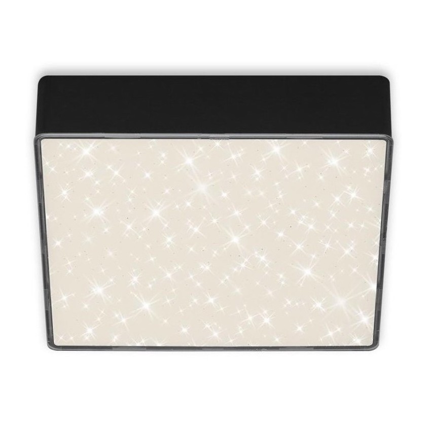 Briloner 7076-415 - Iluminação de teto LED STAR SKY LED/11W/230V 4000K 15x15 cm preto