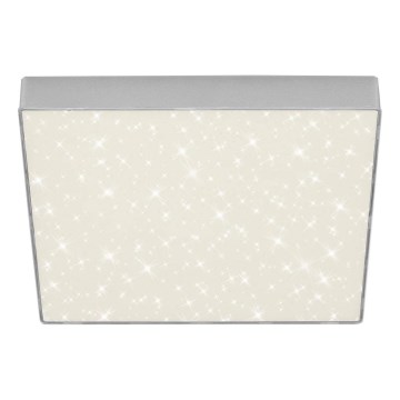 Briloner 7078-414 - Iluminação de teto LED STAR SKY LED/21W/230V 4000K 28x28 cm prateado