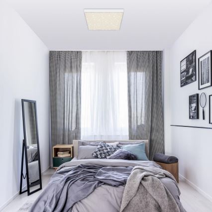 Briloner 7078-416 - Iluminação de teto LED STAR SKY LED/21W/230V 4000K 28x28 cm branco