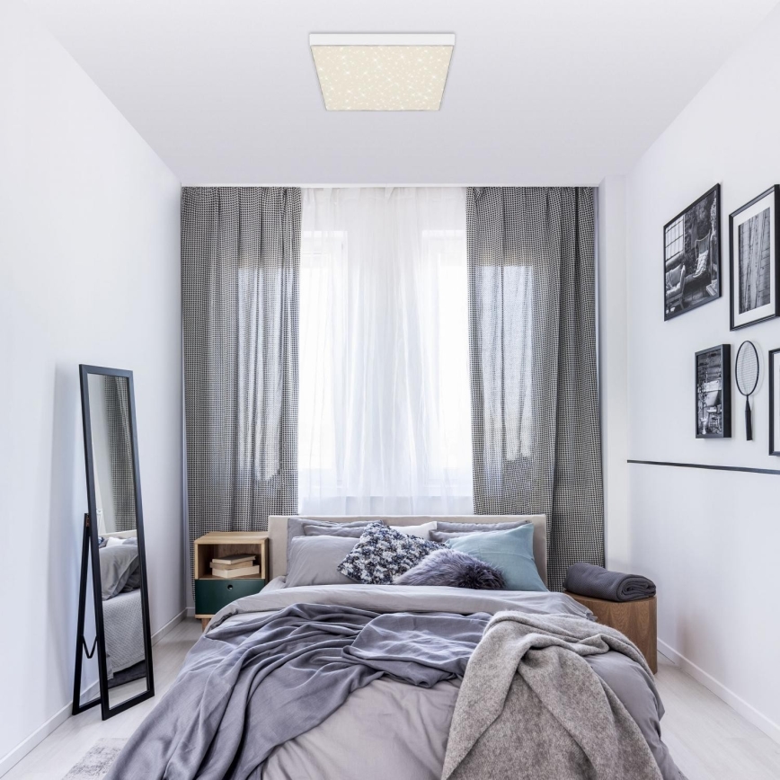 Briloner 7078-416 - Iluminação de teto LED STAR SKY LED/21W/230V 4000K 28x28 cm branco