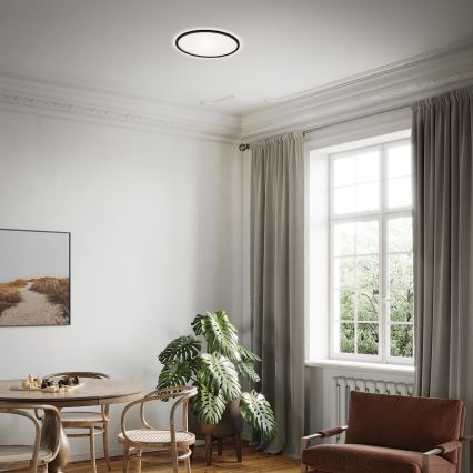 Briloner 7079-015 - Iluminação de teto LED com regulação SLIM LED/18W/230V 2700-6500K + controlo remoto