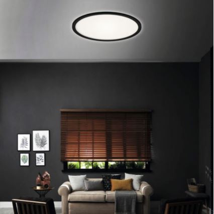 Briloner 7079-015 - Luminária de teto LED dimmerizável SLIM LED/18W/230V 2700-6500K + controlo remoto