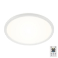 Briloner 7079-016 - Iluminação de teto LED com regulação SLIM LED/18W/230V 2700-6500K + controlo remoto