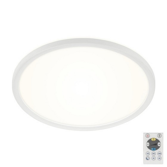 Briloner 7079-016 - Iluminação de teto LED com regulação SLIM LED/18W/230V 2700-6500K + controlo remoto
