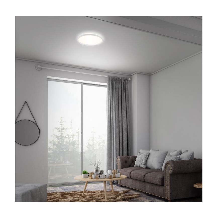 Briloner 7079-016 - Iluminação de teto LED com regulação SLIM LED/18W/230V 2700-6500K + controlo remoto