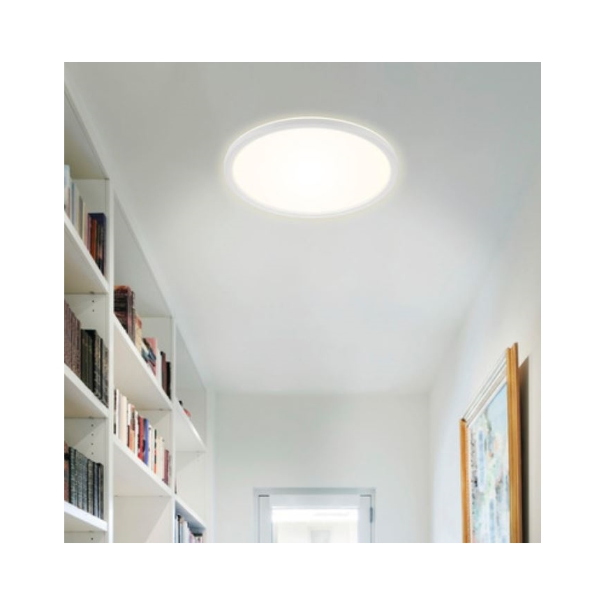 Briloner 7079-016 - Iluminação de teto LED com regulação SLIM LED/18W/230V 2700-6500K + controlo remoto