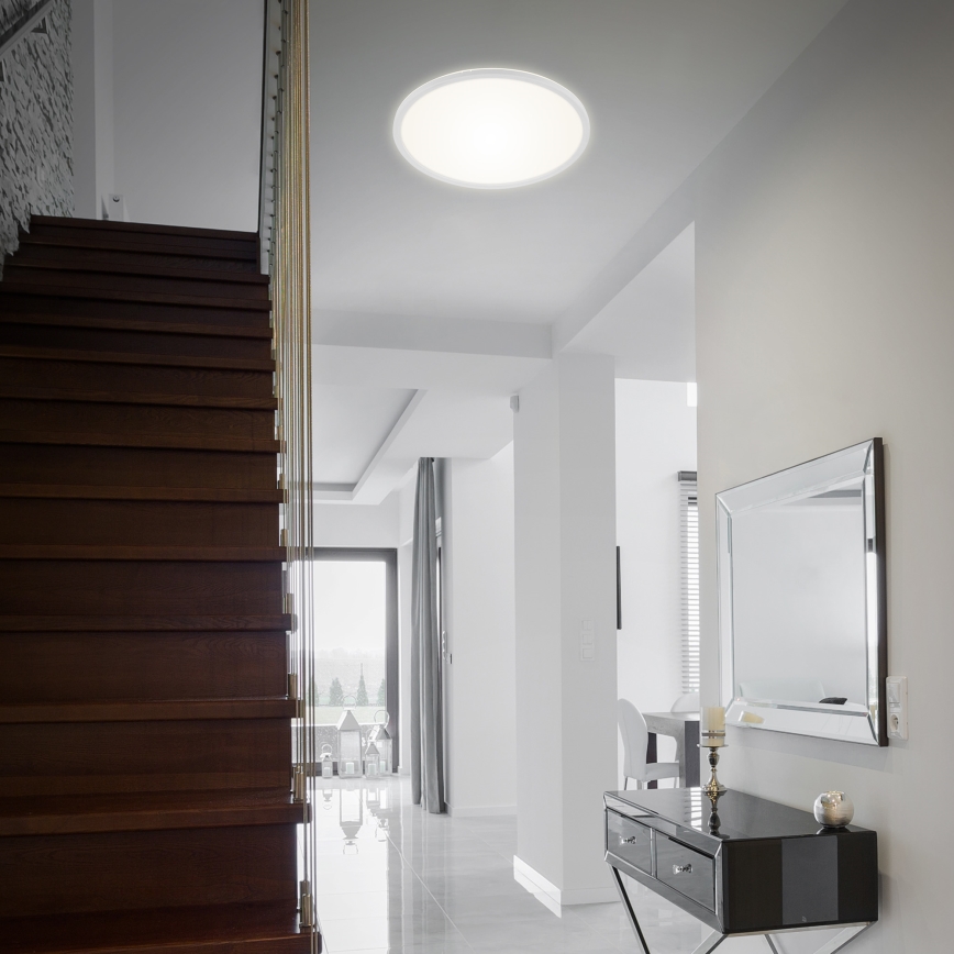 Briloner 7080-016 - Iluminação de teto LED com regulação SLIM LED/22W/230V 2700-6500K + controlo remoto