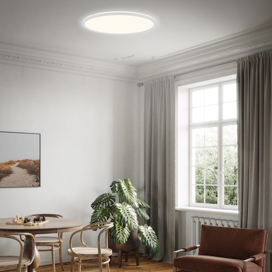 Briloner 7080-016 - Iluminação de teto LED com regulação SLIM LED/22W/230V 2700-6500K + controlo remoto