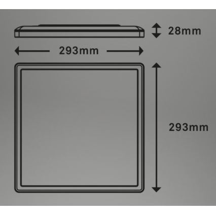 Briloner 7081-015 - Iluminação de teto LED com regulação SLIM LED/18W/230V 2700-6500K + controlo remoto
