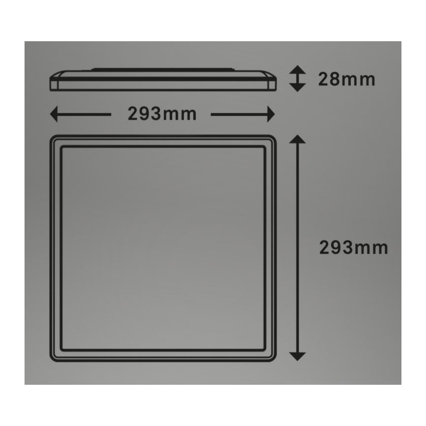 Briloner 7081-015 - Iluminação de teto LED com regulação SLIM LED/18W/230V 2700-6500K + controlo remoto