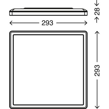 Briloner 7081-016 - Iluminação de teto LED com regulação SLIM LED/18W/230V 2700-6500K + controlo remoto