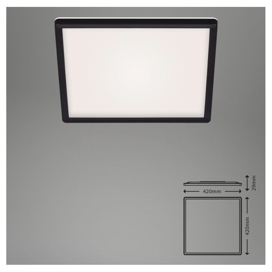 Briloner 7082-015 - Iluminação de teto LED com regulação SLIM LED/22W/230V 2700-6500K + controlo remoto