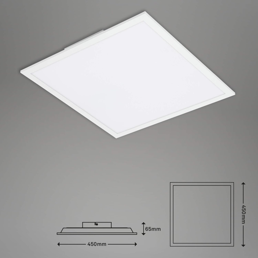 Briloner 7087-016 - LED RGBW Iluminação com regulação SMART LED/24W/230V 3000-6500K Wi-Fi Tuya + comando